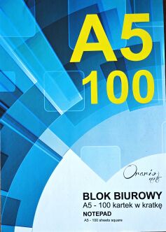 Blok biurowy A5 100k.krata ORARIO