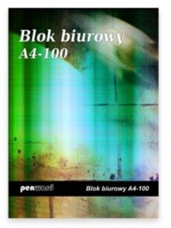 Blok biurowy A4 100k.krata PSH